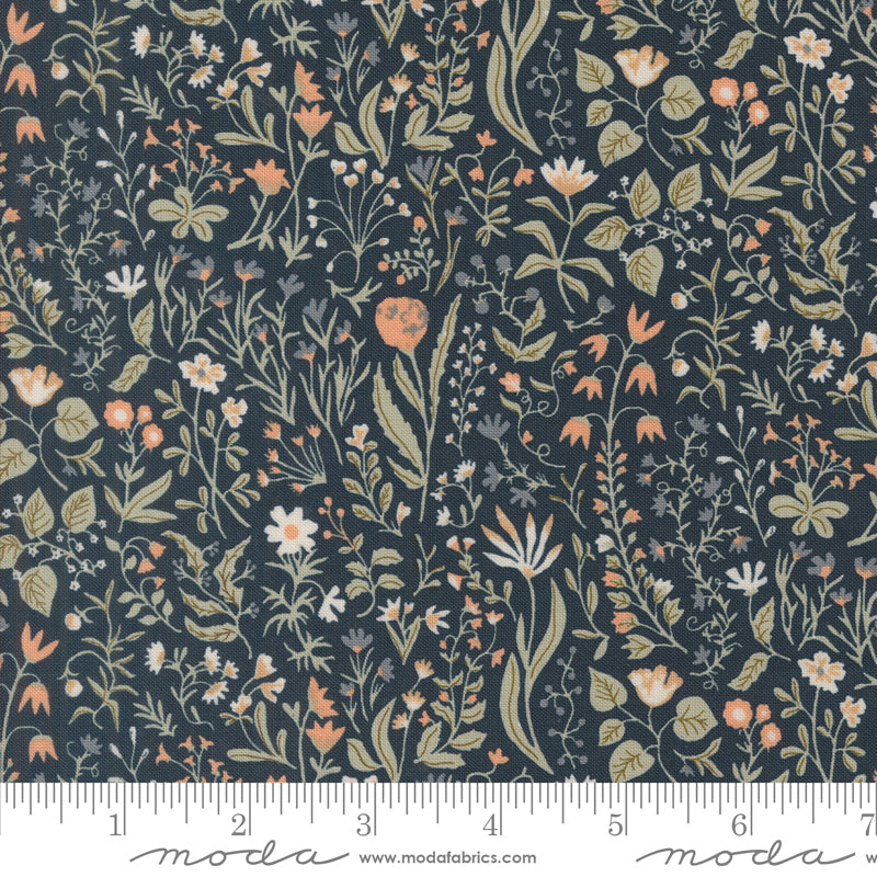 Rainier | Mountain Meadow Small Floral Deep Sea