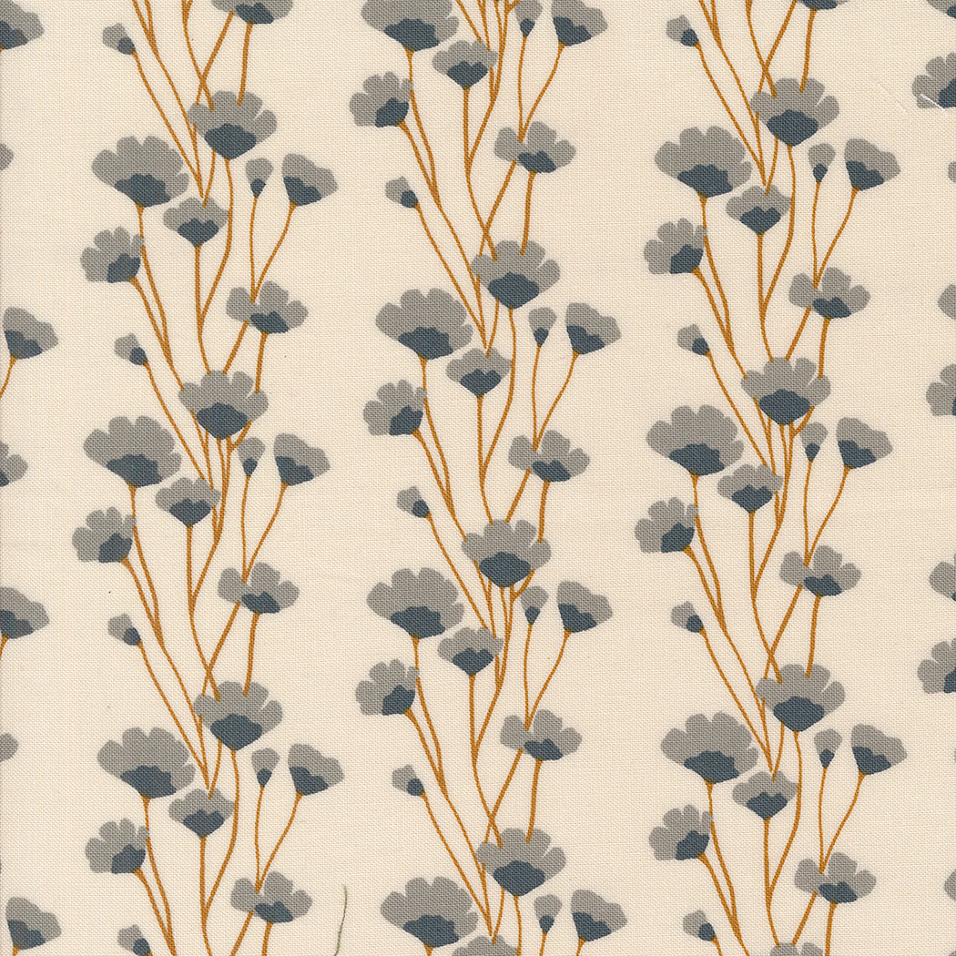 Rainier | Overcast Flower Chains Stripe Vine Eggshell