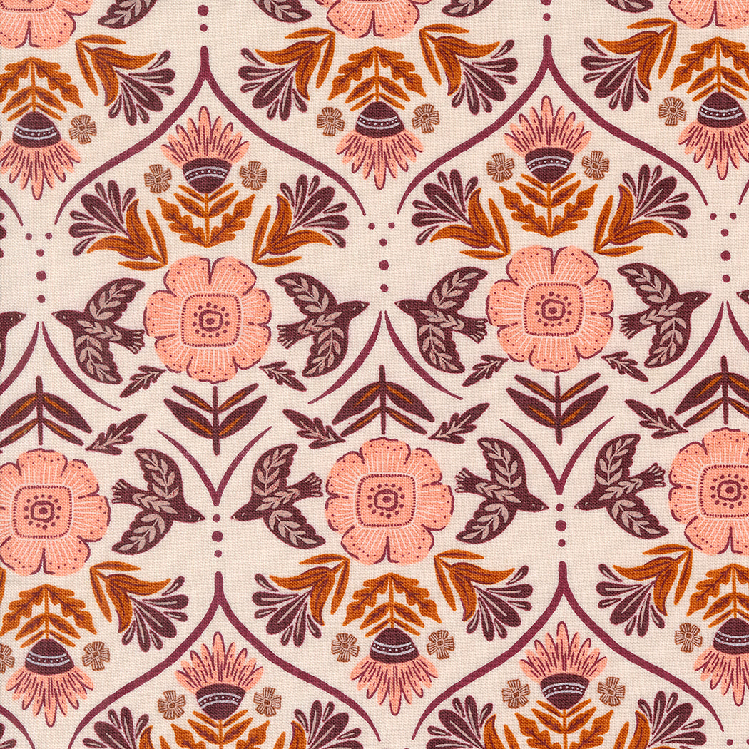 Folk & Lore | Flight Of Fancy Damask Pale Pink