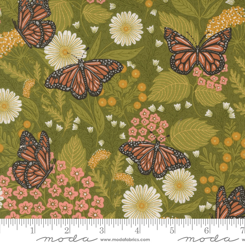 Bee Garden | Butterfly Florals Ivy Metallic