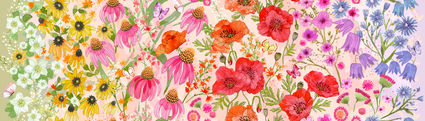 Superbloom | Wildflowers Ombre Pastel