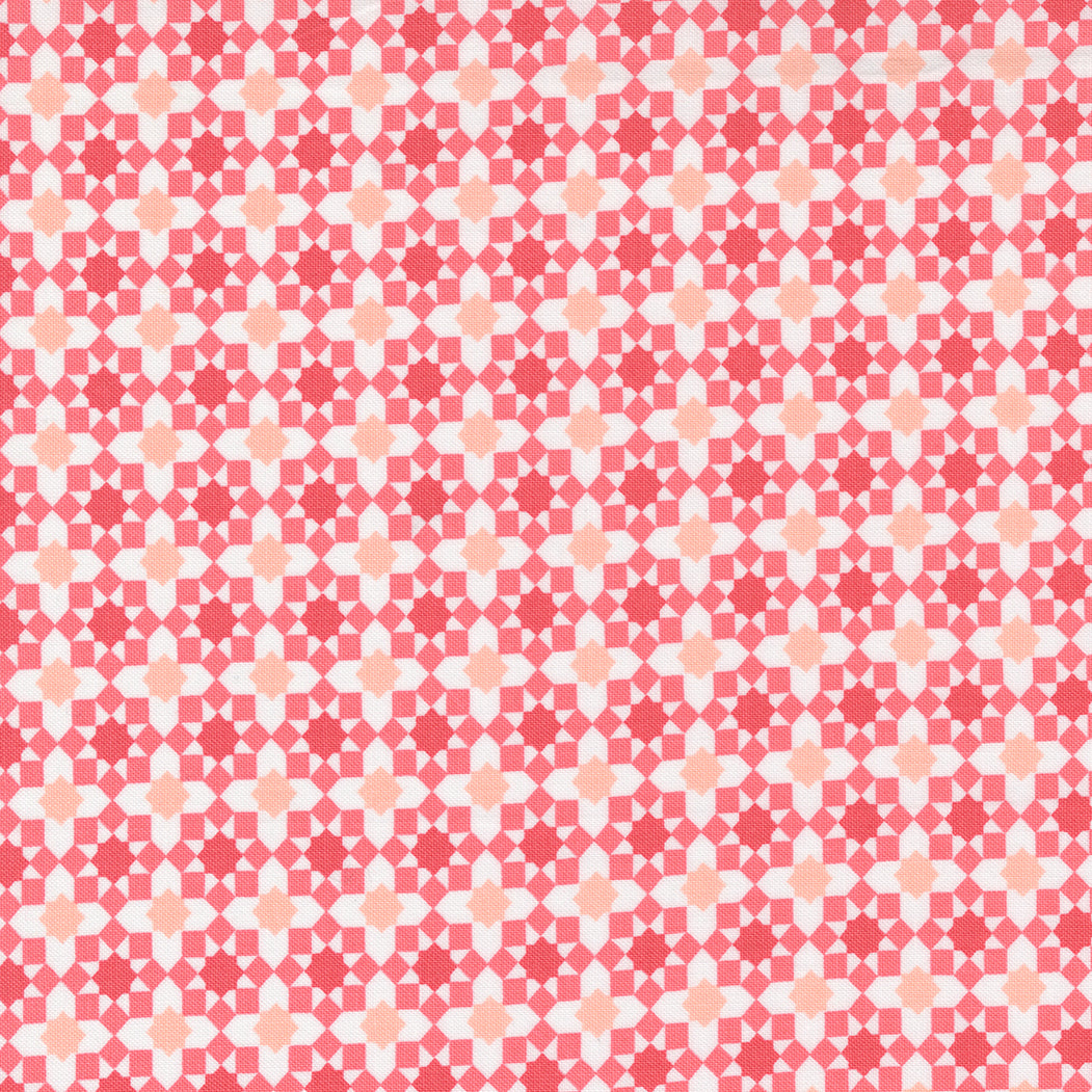 Love Note | First Crush Geometric Blender Check Tea Rose