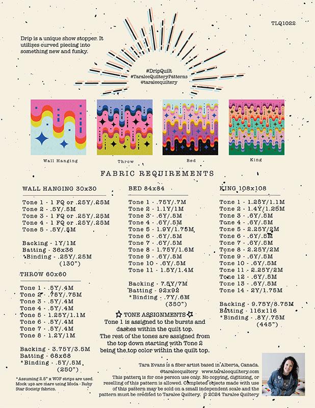 Drip | Taralee Quiltery