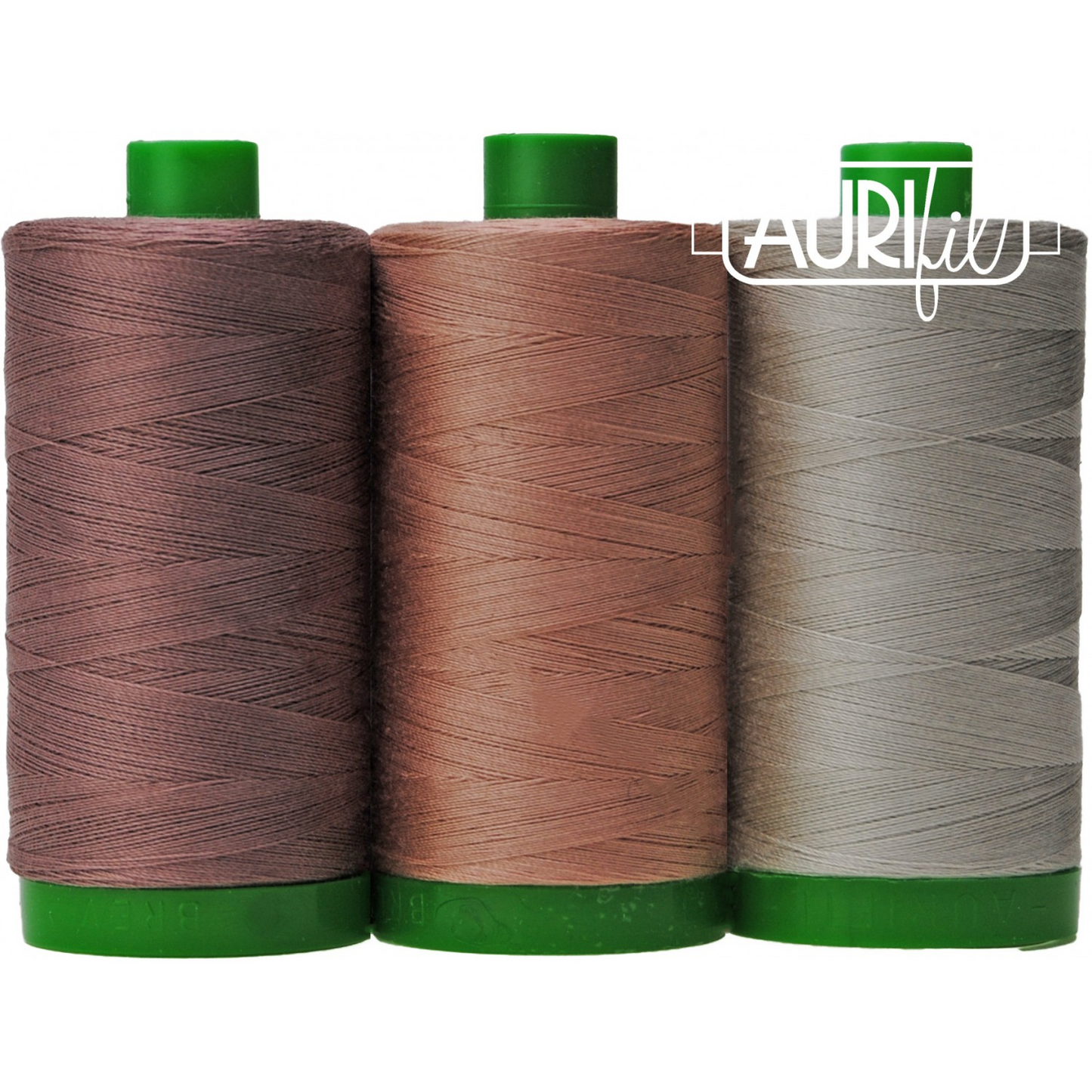 Aurifil 40wt Color Builder 3 Piece Set | Iberian Lynx Mauve