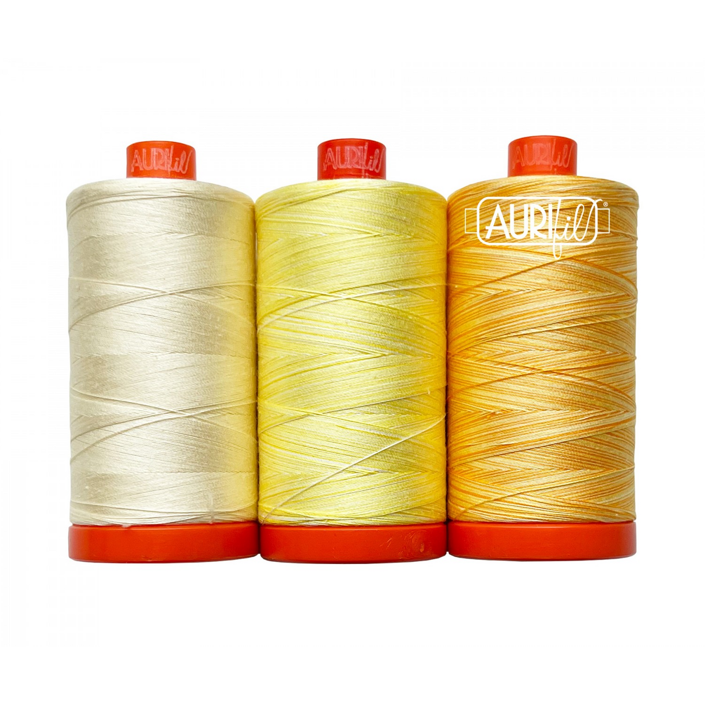 Aurifil Color Builder 3 Piece Set | Golden Trumpet