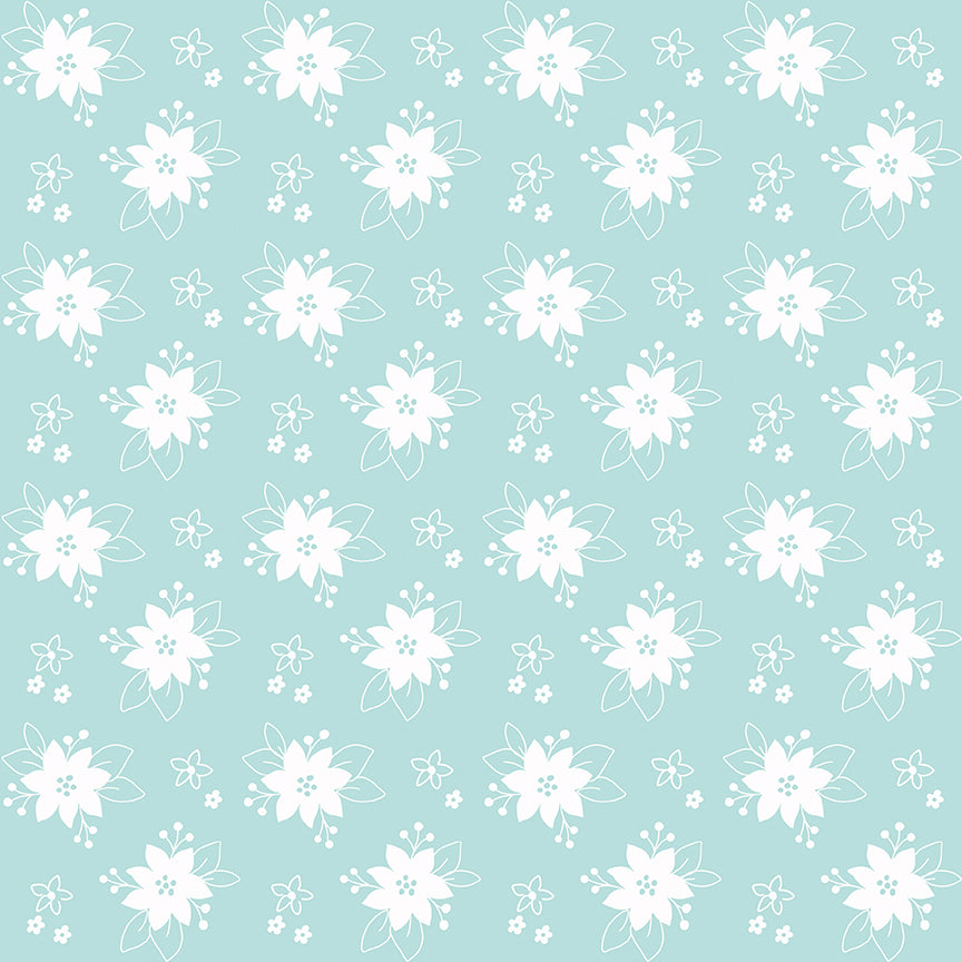 Pixie Noel 2 | Floral Aqua