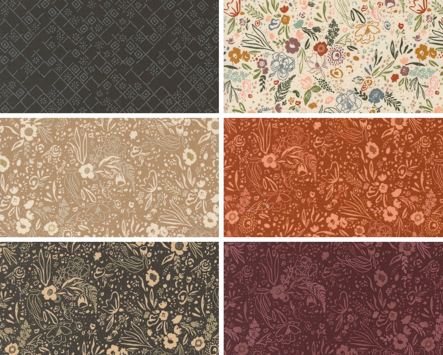 Gleaned Boxed Quilt Kit Featuring Foraged Found and Hand Me Down