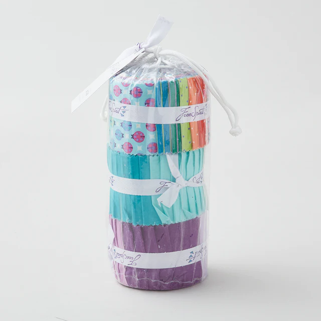 Tula Pink Mini 2.5" Design Roll Glimmery | 2.5" Strips