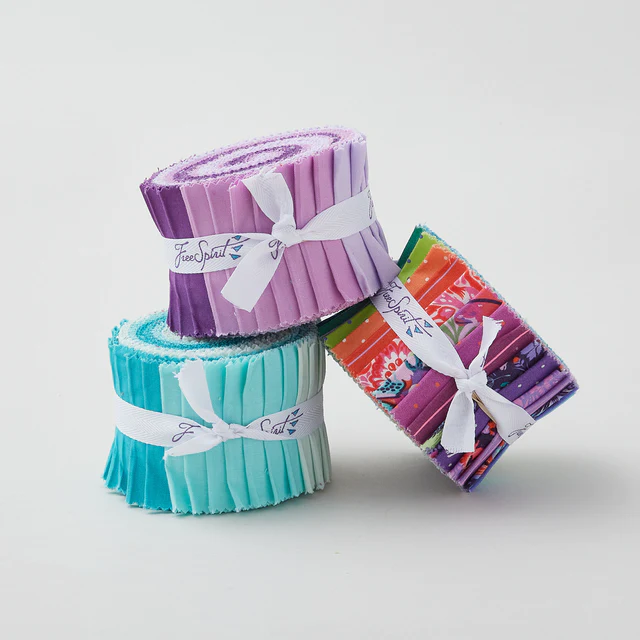 Tula Pink Mini 2.5" Design Roll Glimmery | 2.5" Strips
