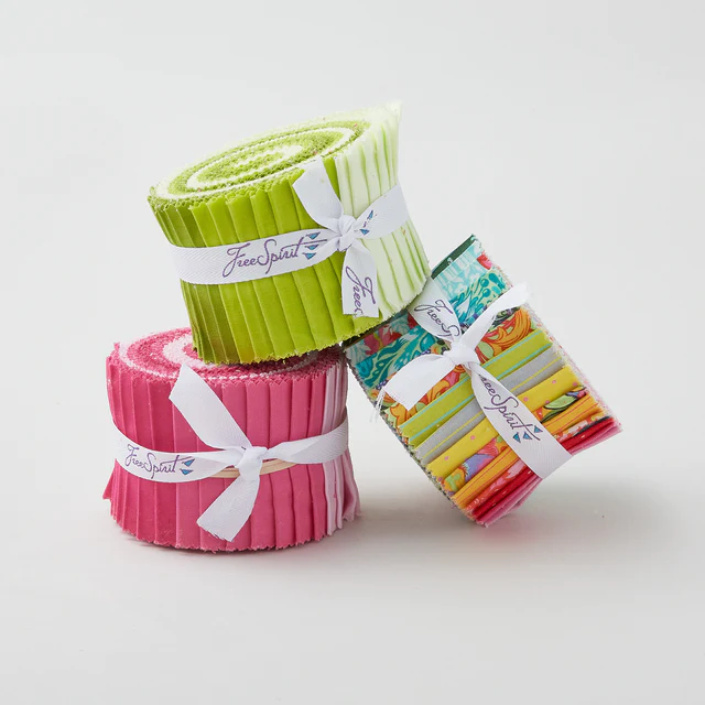 Tula Pink Mini 2.5" Design Roll Glowy | 2.5" Strips