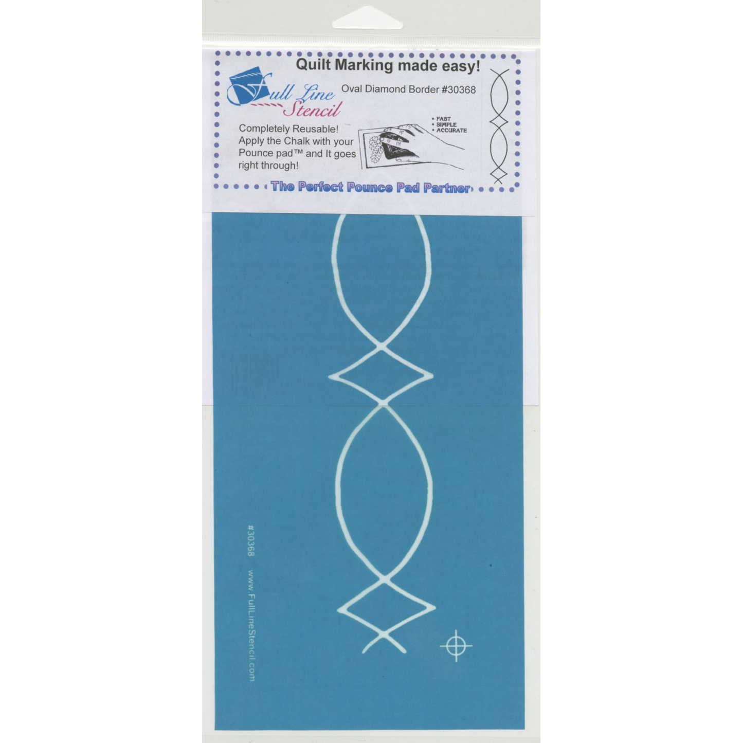 Full Line Stencil Oval & Diamond Border | Hancy Manufacturing