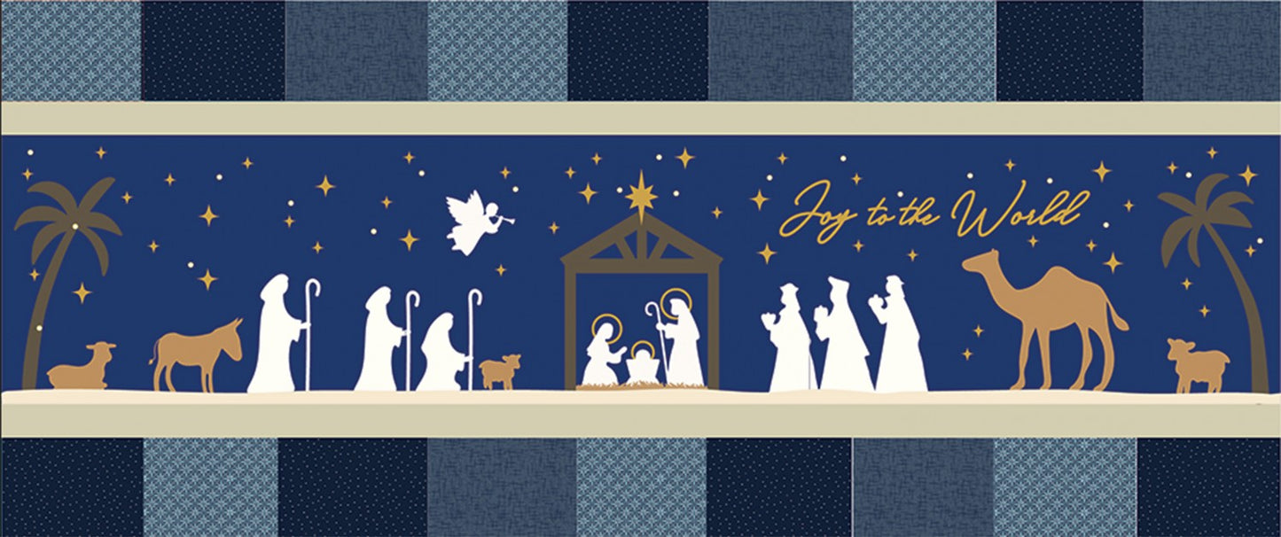 Nativity Bench Pillow | Machine Embroidery Pattern