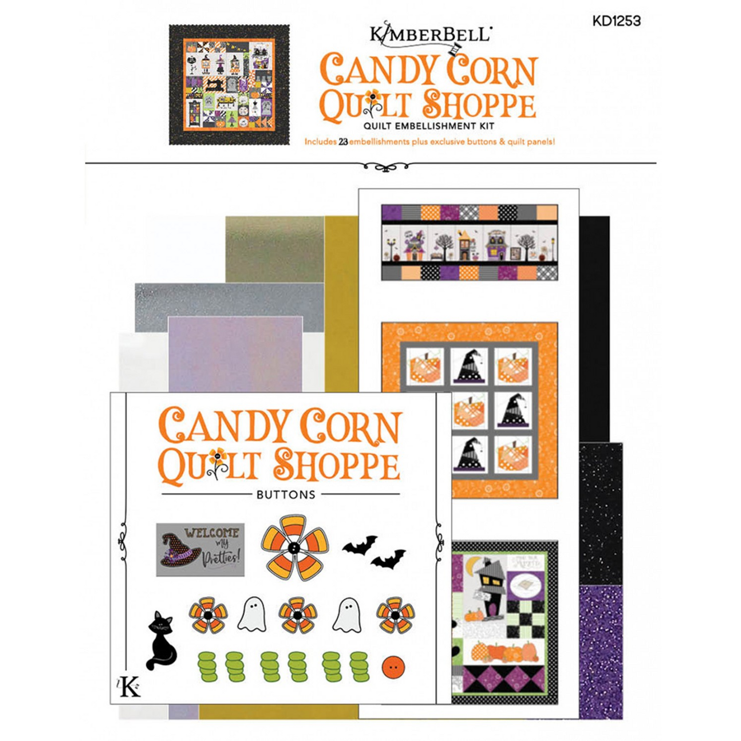 Candy Corn Quilt Shoppe | Embellishment Kit