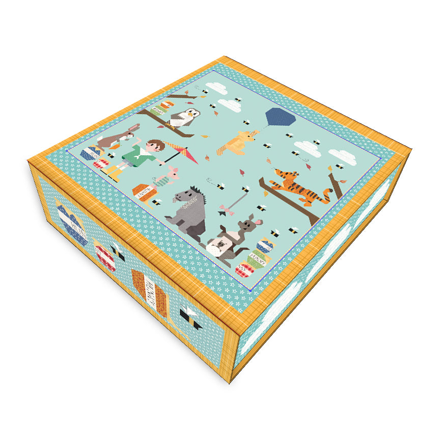 100 Acre Wood Boxed Quilt Kit Featuring Confetti Cottons and Lori Holt Basics