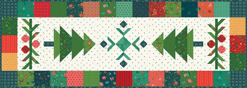 Under the Pines Boxed Runner Kit Featuring In From the Cold by Heather Peterson