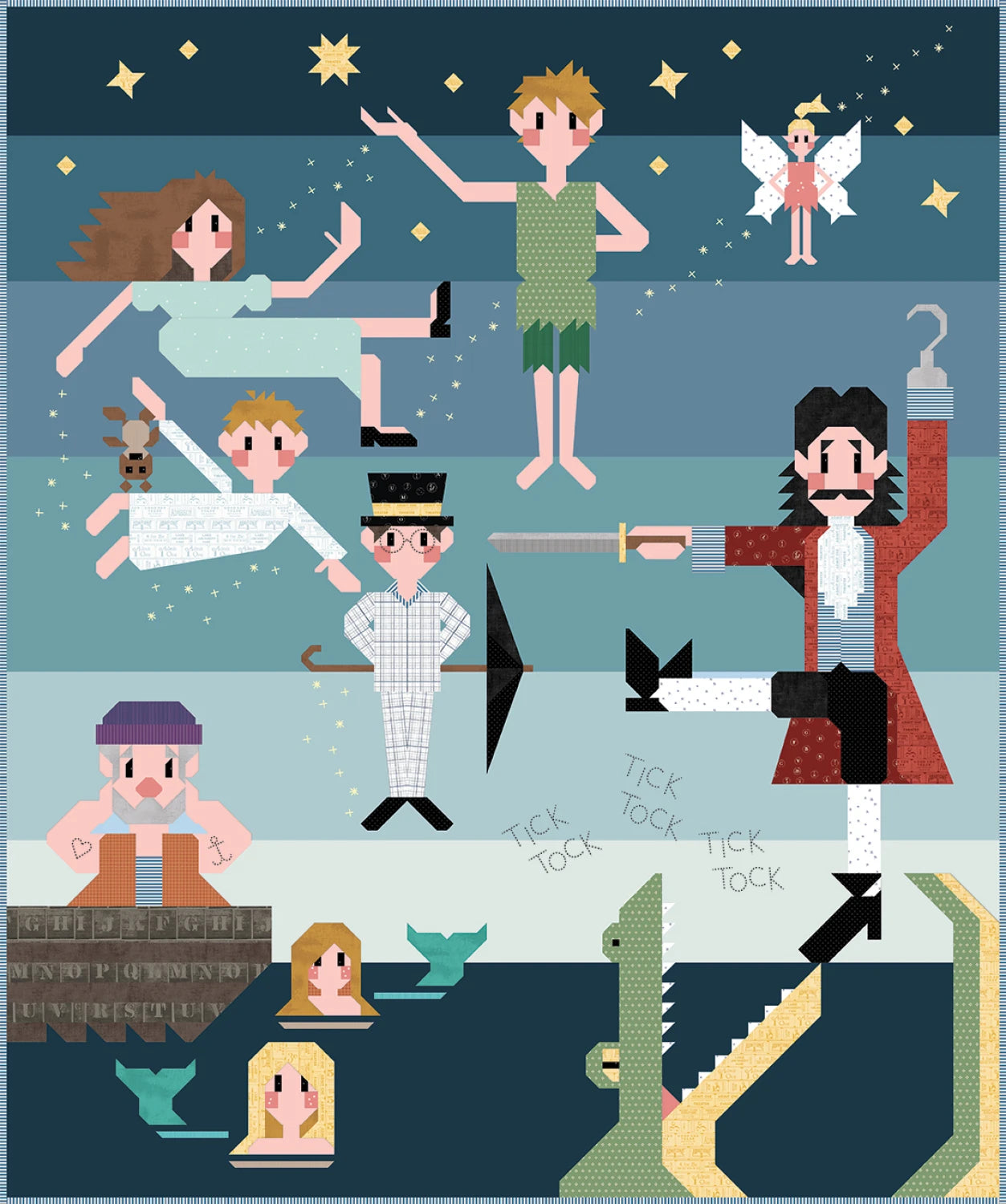 Second Star to the Right Boxed Quilt Kit | Dusk Colorway