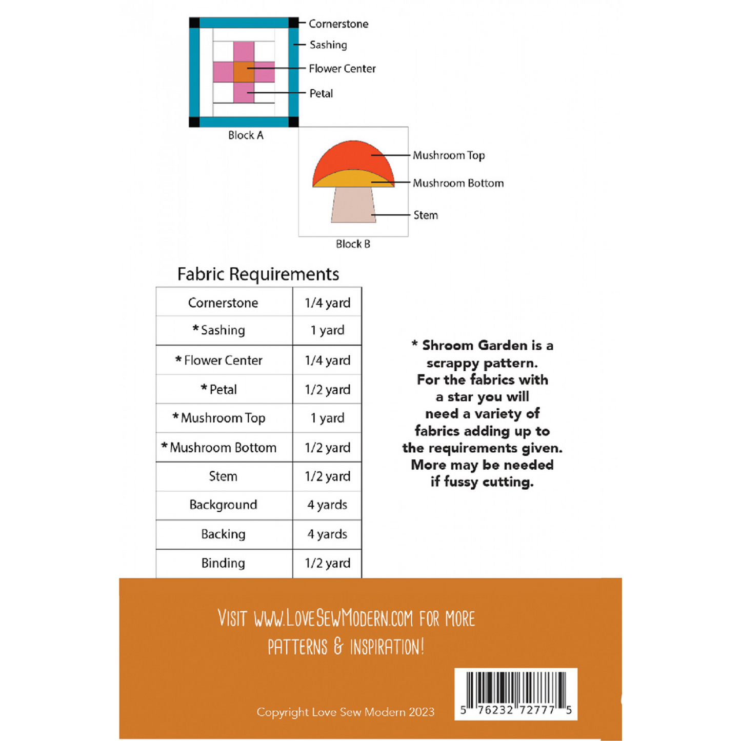 Shroom Garden | Love Sew Modern