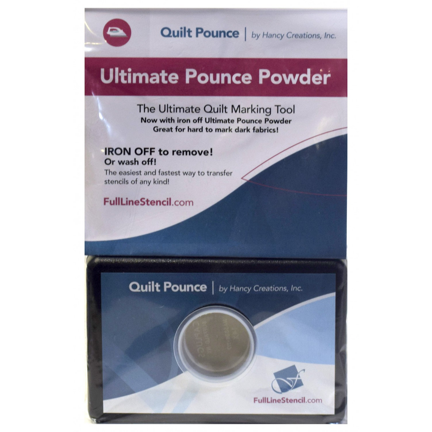 Ultimate Pounce Powder Pad White | Hancy Manufacturing