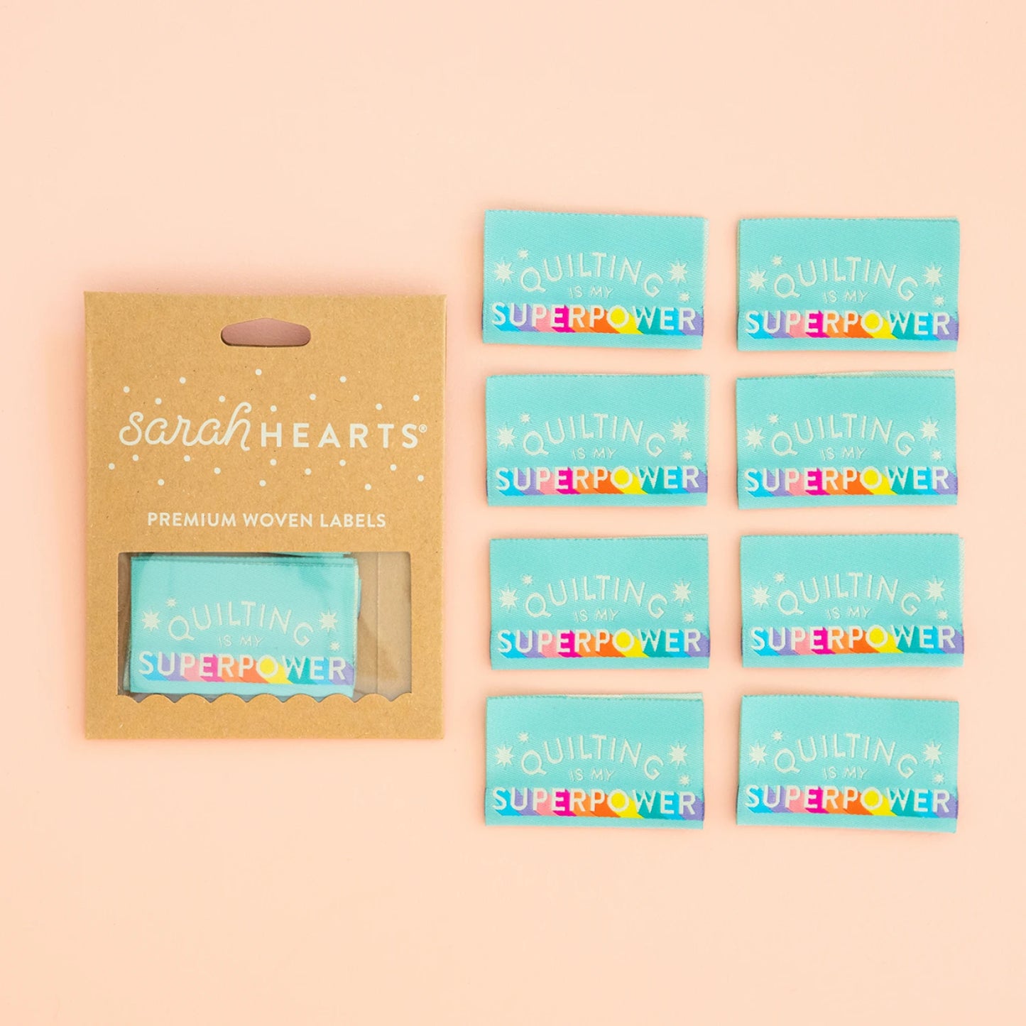 Quilting is my Superpower Sew In Labels | Sarah Hearts