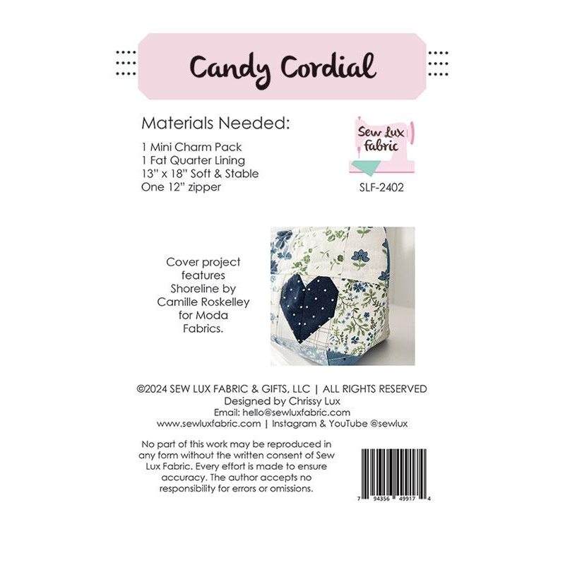 Candy Cordial Pouch | Sew Lux Fabric