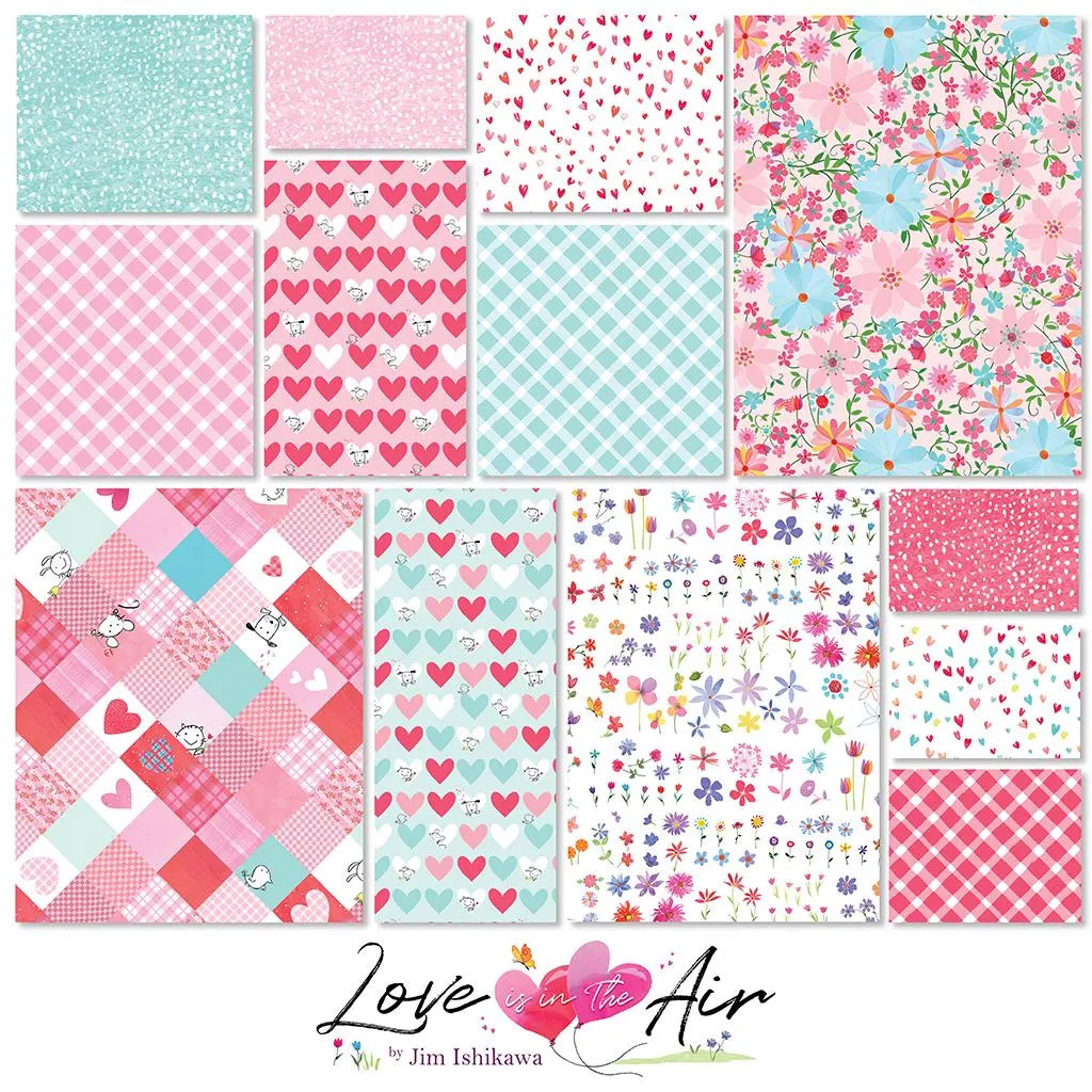 Love is in the Air | 10" Squares - Digitally Printed