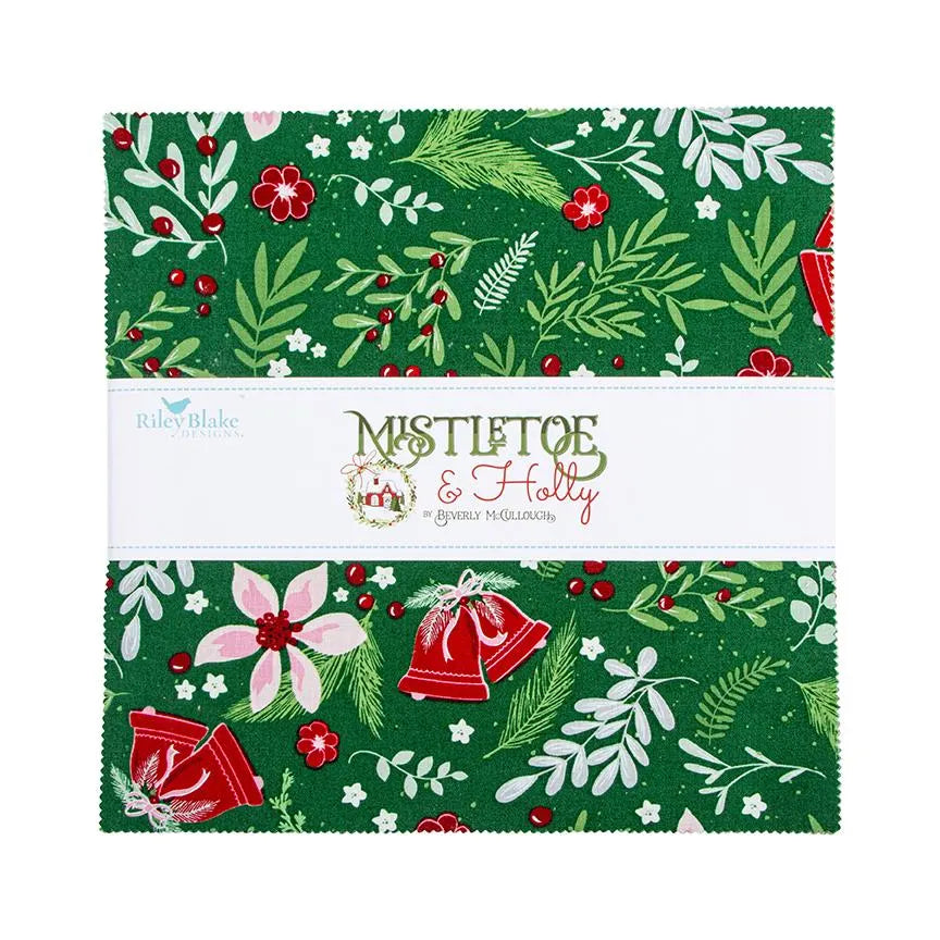 Mistletoe and Holly | 10" Stacker