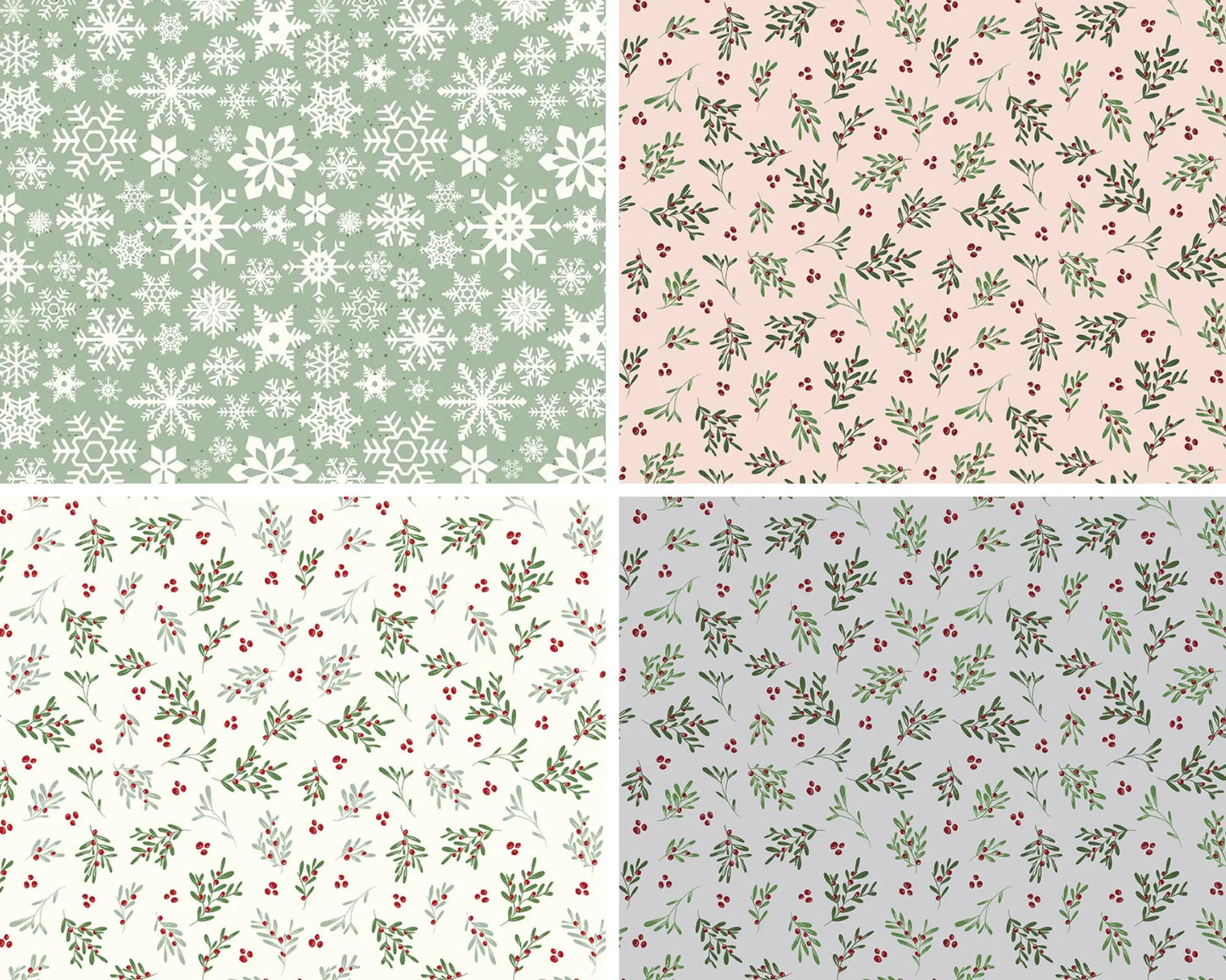 Mistletoe and Holly | 10" Stacker