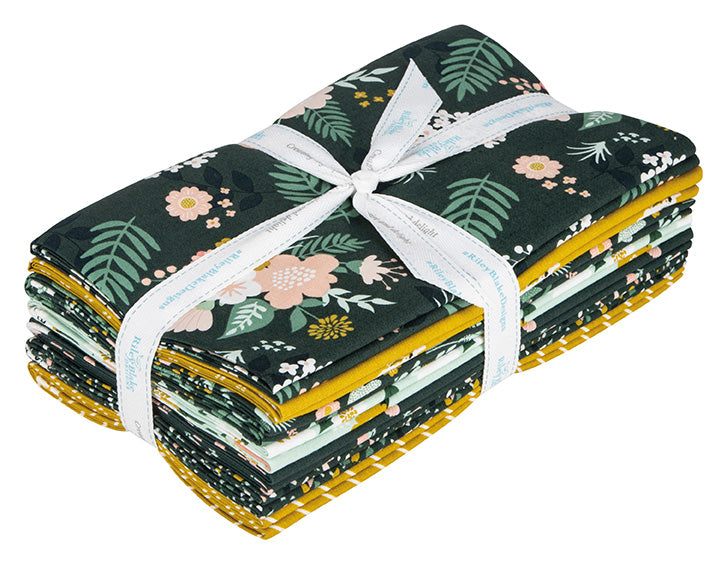 Hibiscus | 1 Yard Bundle - Hunter