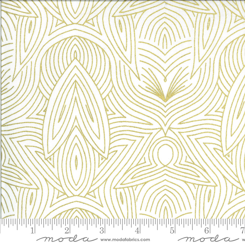 Dwell in Possibility | Nouveau Metallic Ivory Gold
