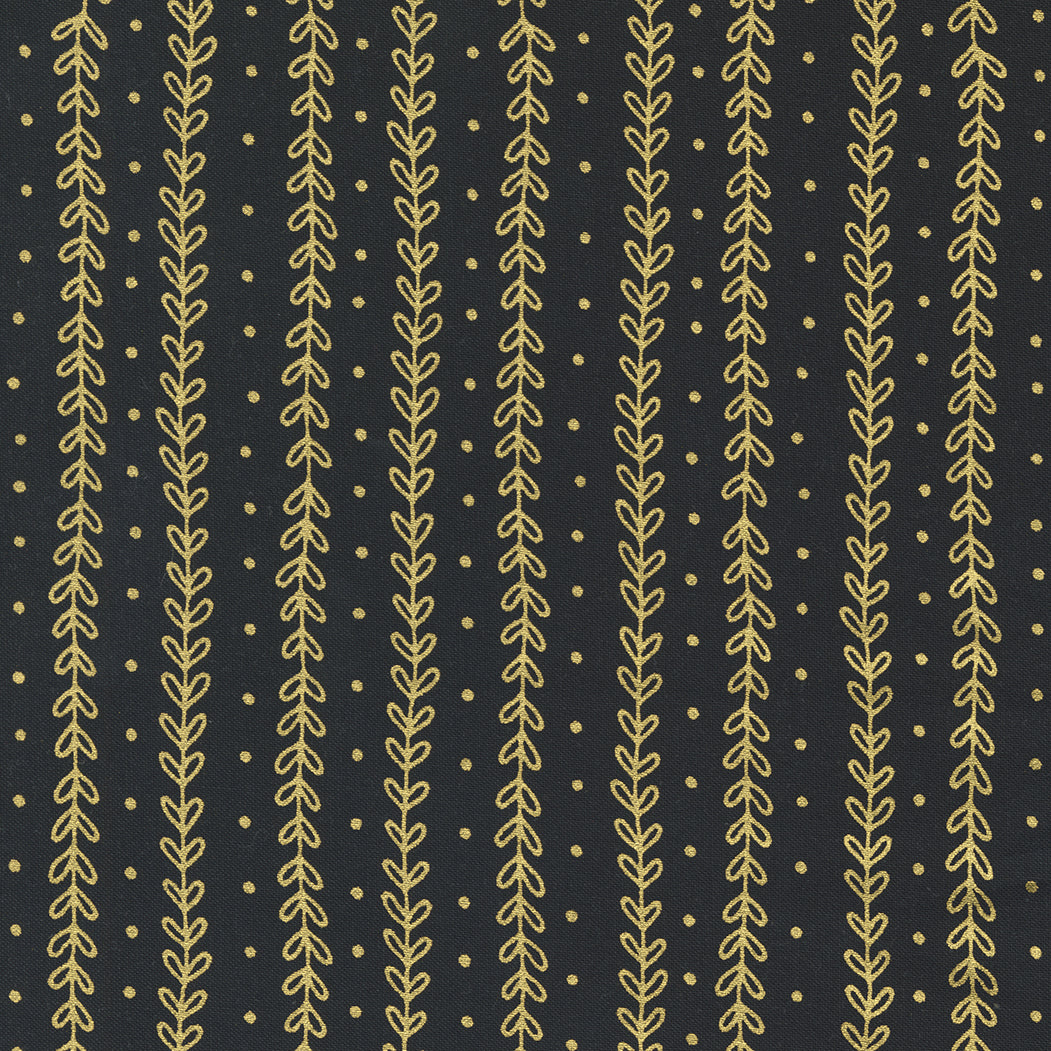 Meadowmere | Petal Stripes Metallic Night