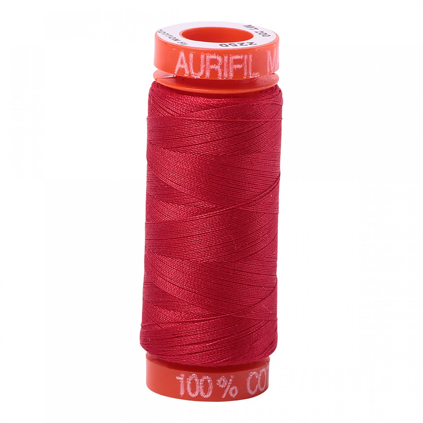Aurifil Red Mako 100% Cotton Thread | 220yds