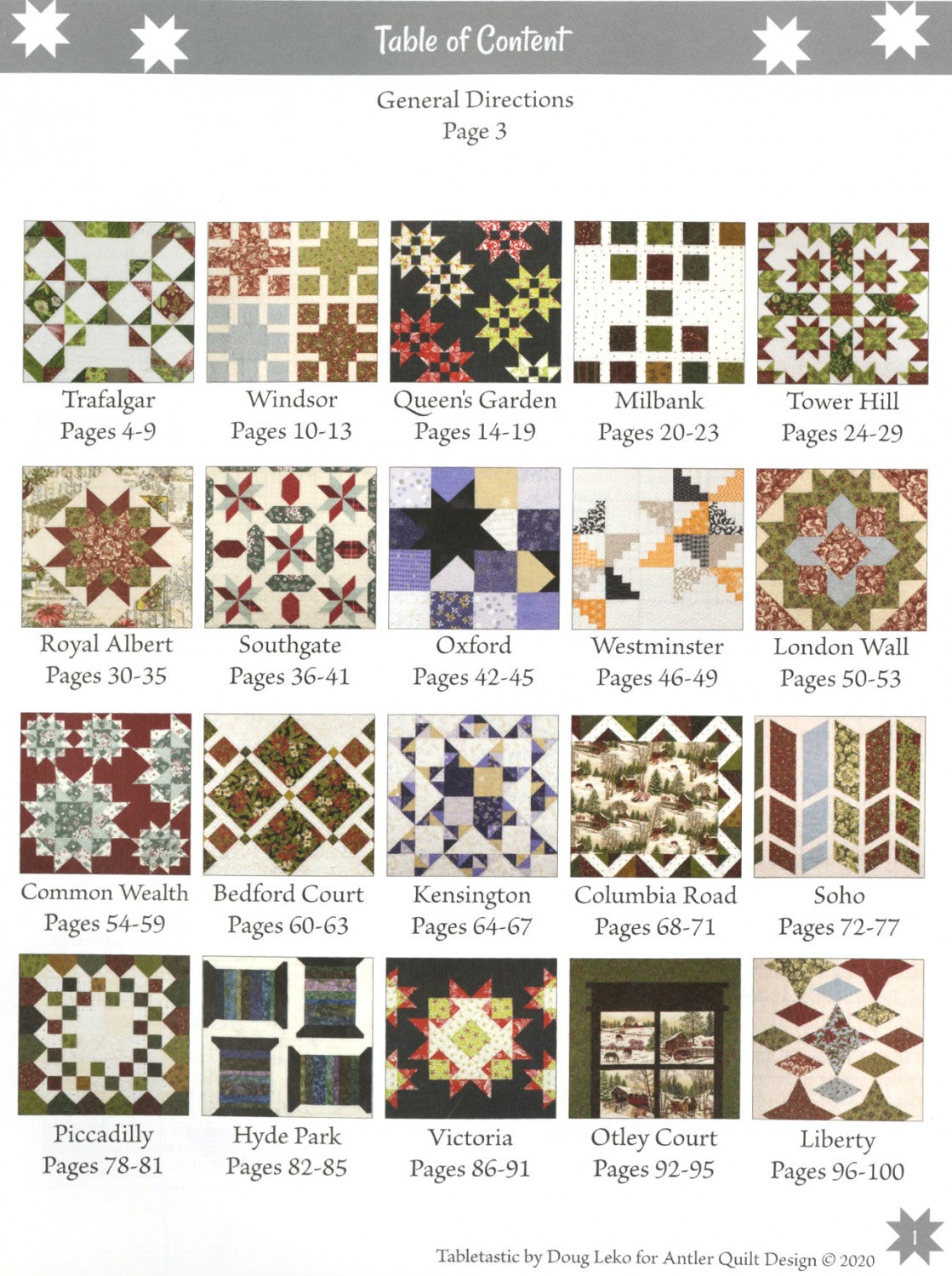 Tabletastic | Antler Quilt Designs