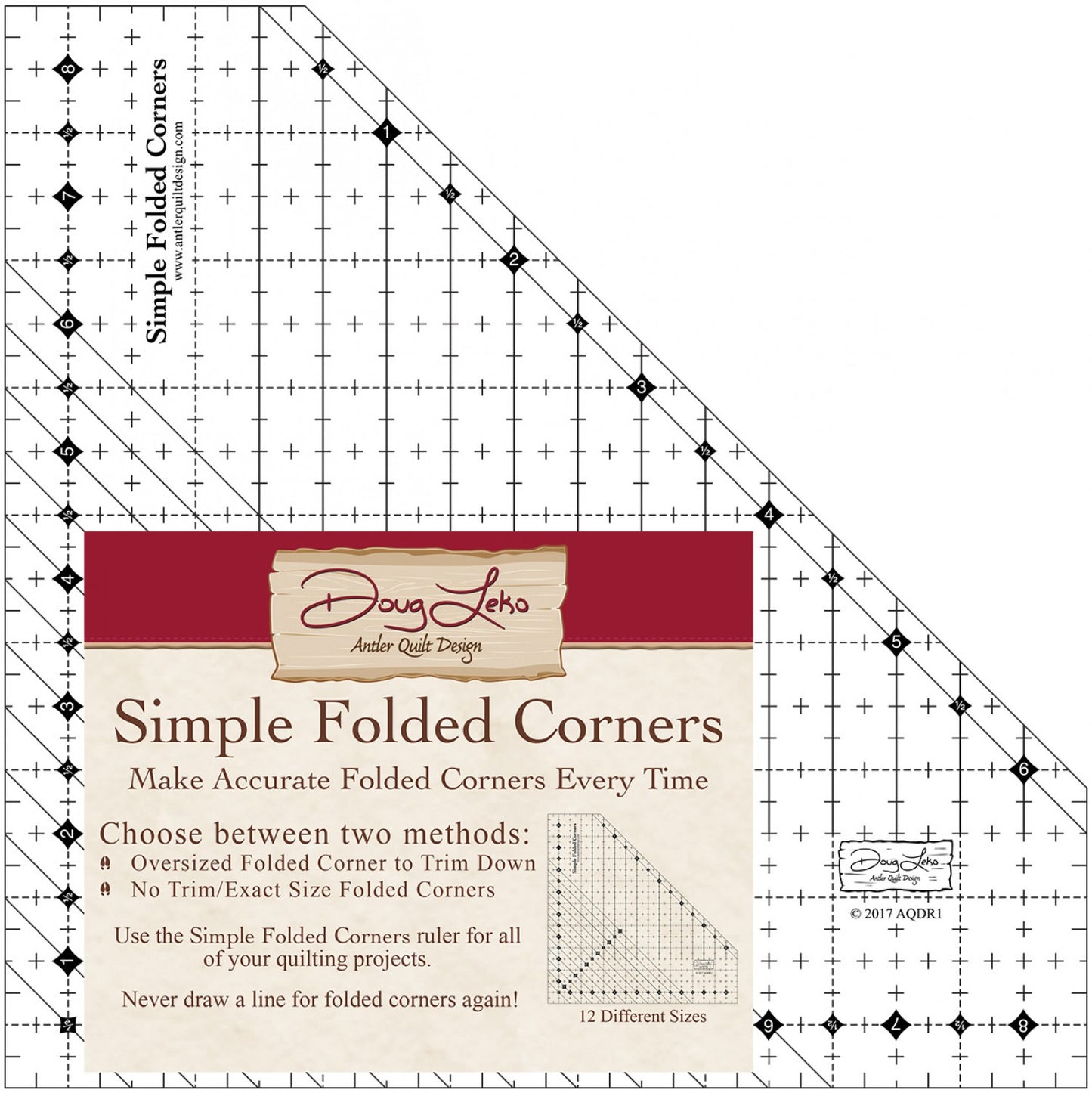 Simple Folded Corners Ruler | Doug Leko