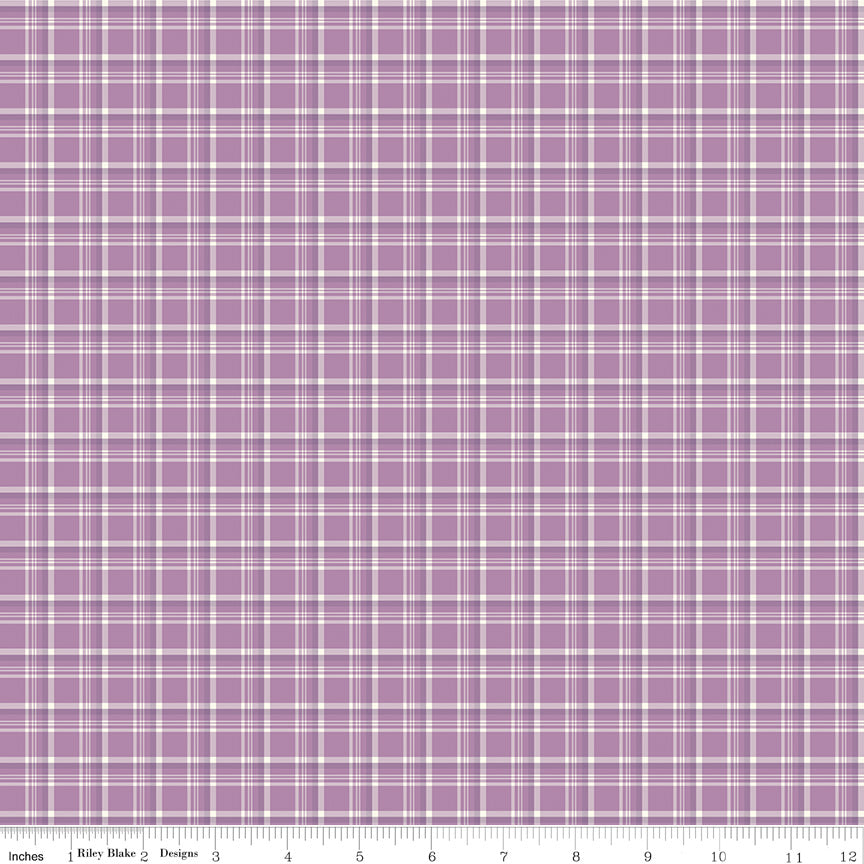 Hello Spring | Plaid Lavender
