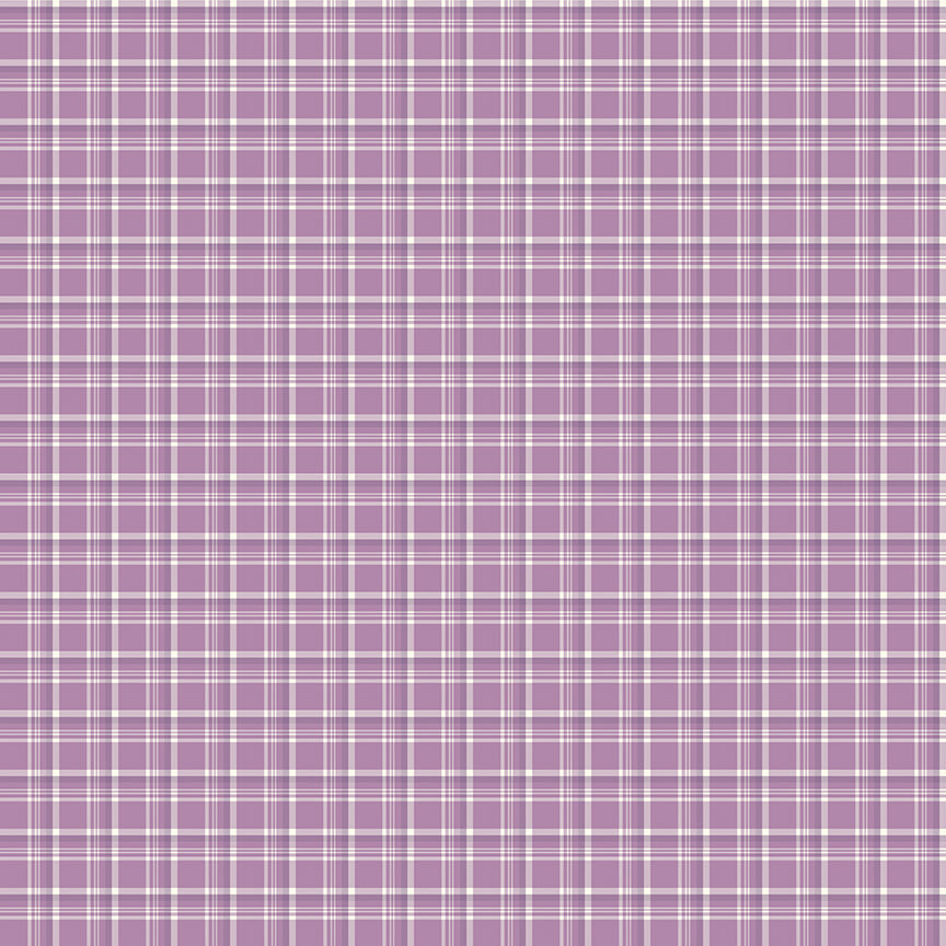 Hello Spring | Plaid Lavender