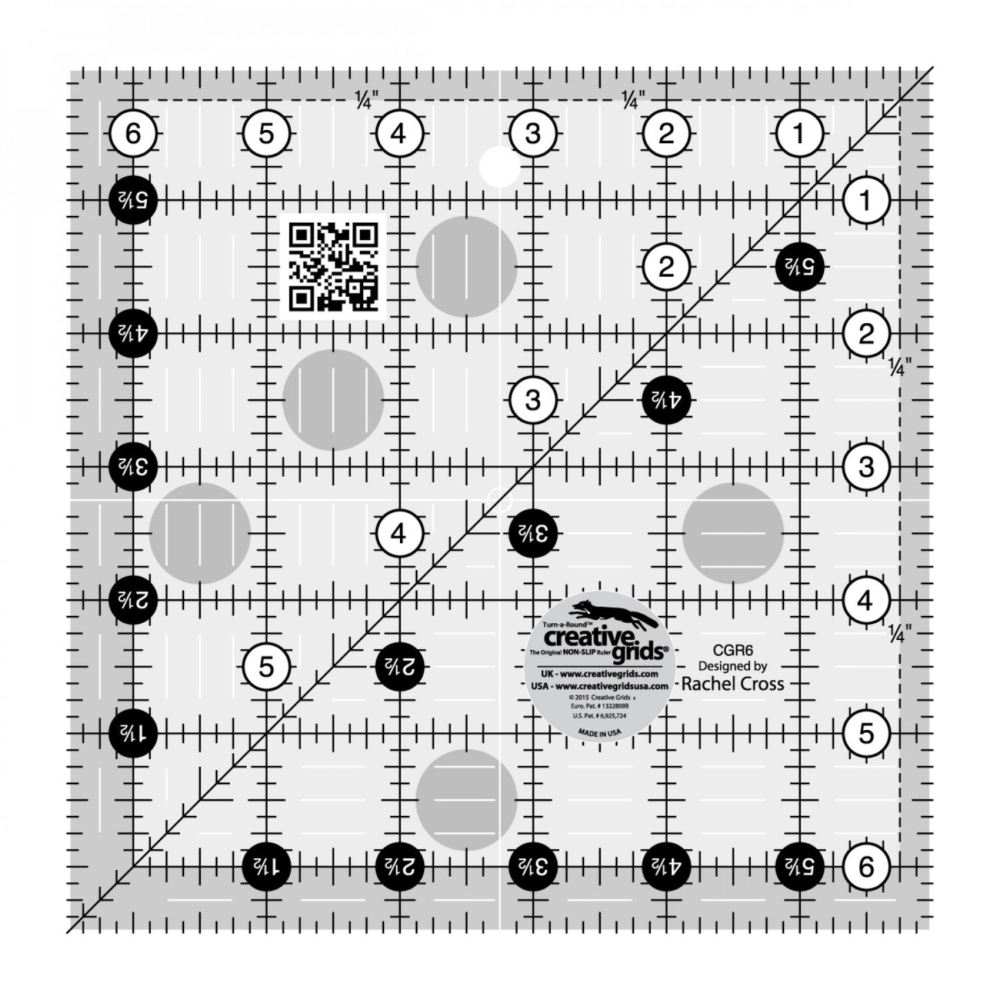 6.5" Square Quilt Ruler | Creative Grids