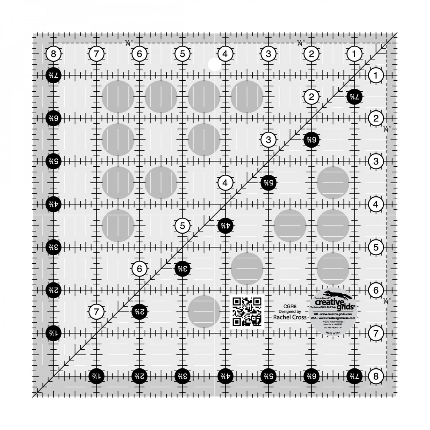 8.5" Square Quilt Ruler | Creative Grids