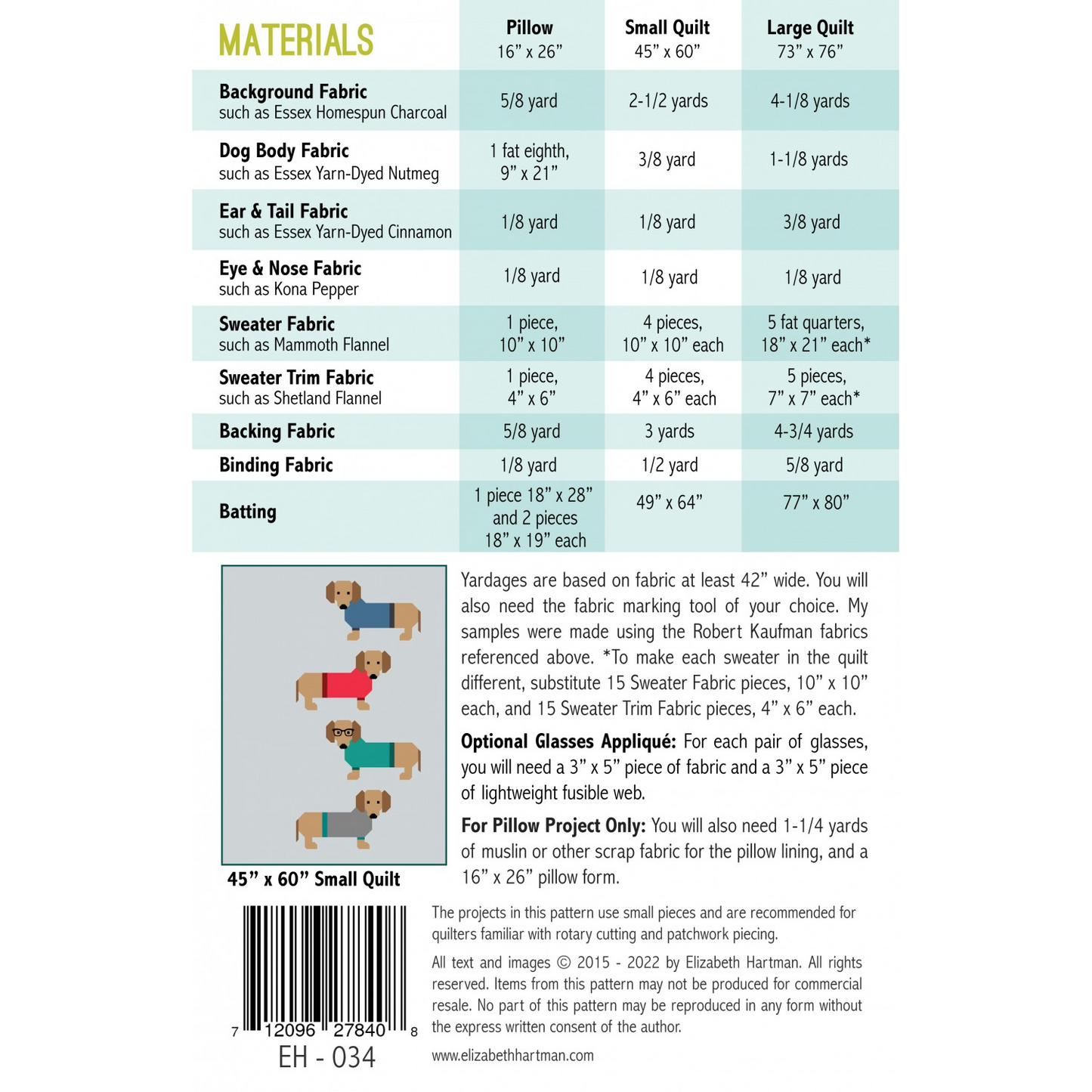 Dogs In Sweaters | Elizabeth Hartman