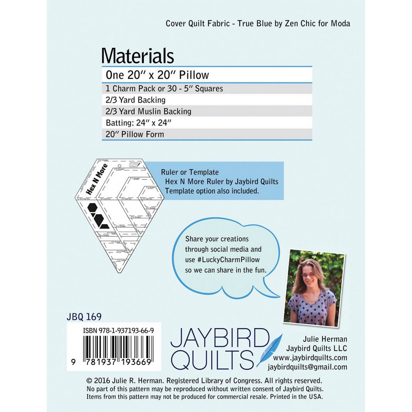 Lucky Charm Pillow | Jaybird Quilts