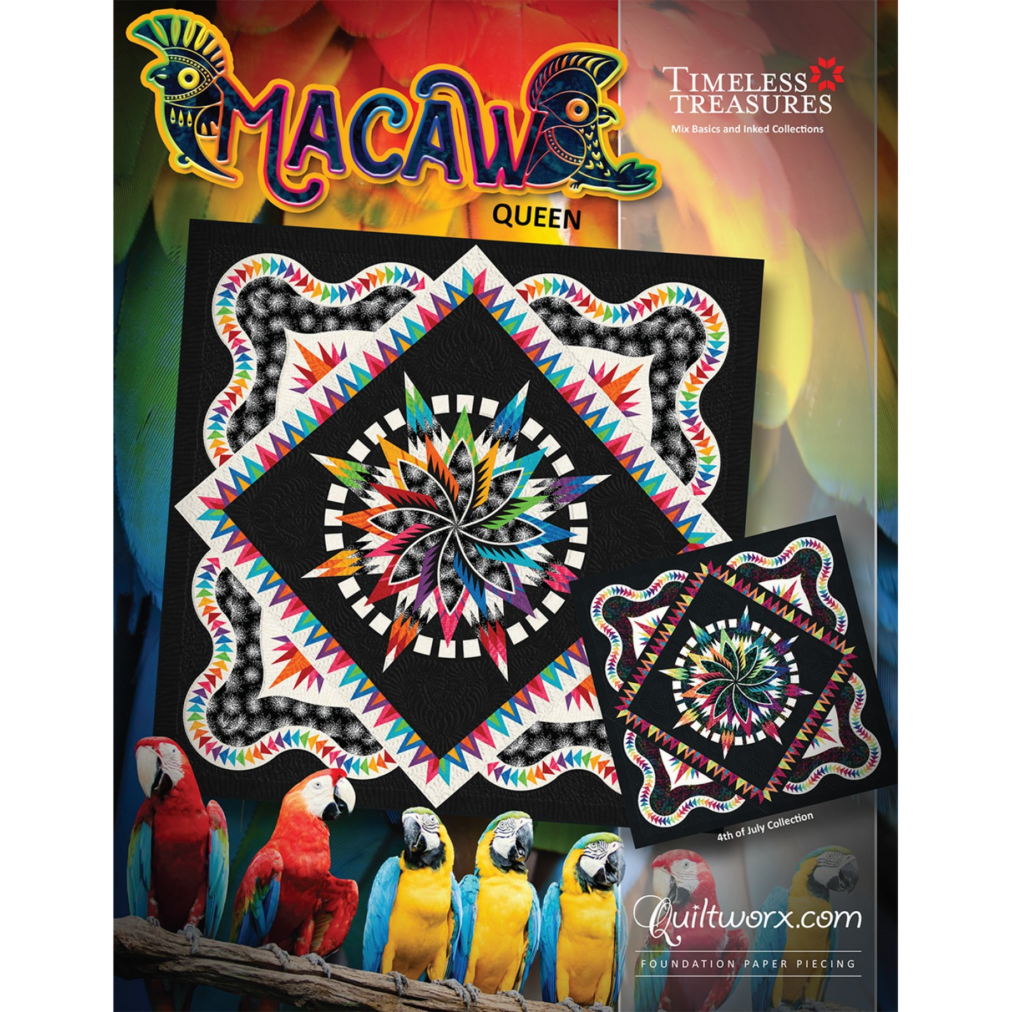Macaw Queen | Quiltworx