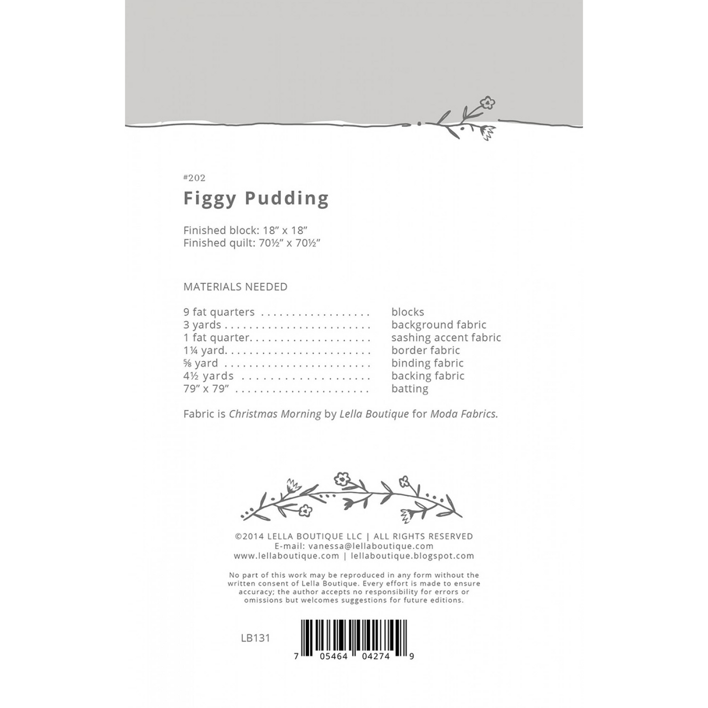 Figgy Pudding | Lella Boutique