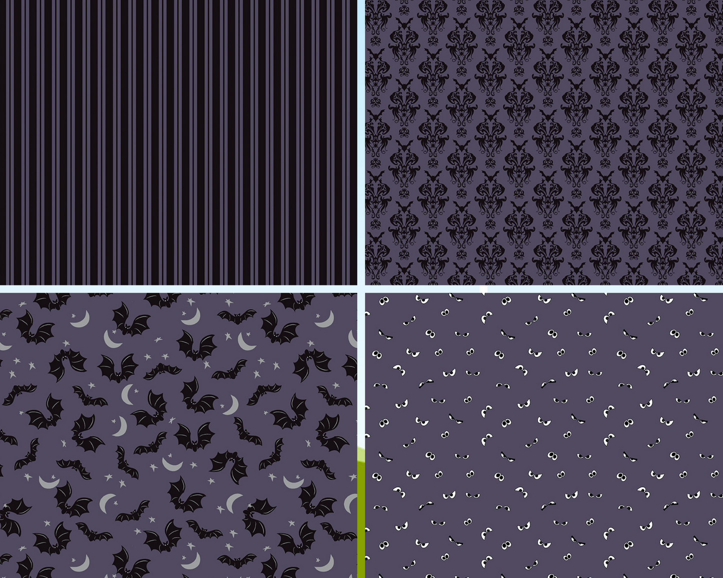 Spooky Hollow | 1 Yard Bundle - Gray