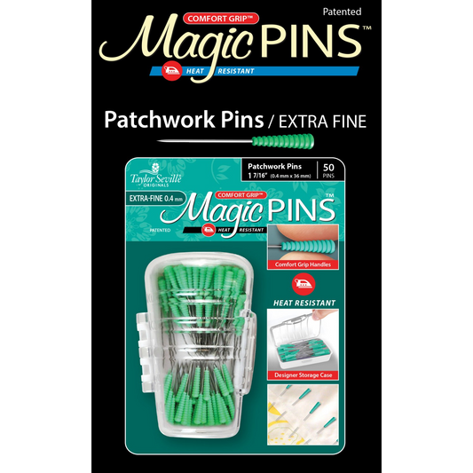Magic Pins Patchwork Extra Fine | 50 Piece