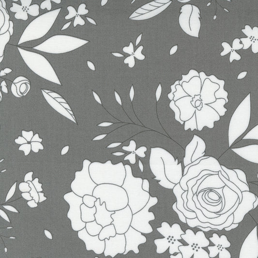 Beautiful Day | Large Floral Blooms Slate
