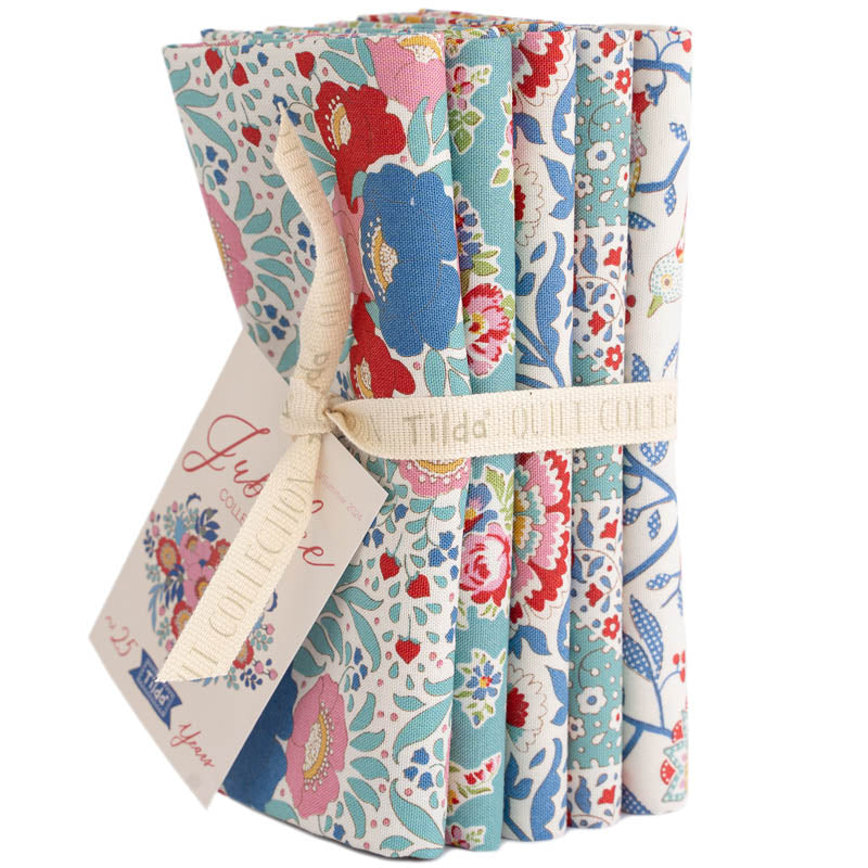 Jubilee | Fat Quarter Bundle Teal/White