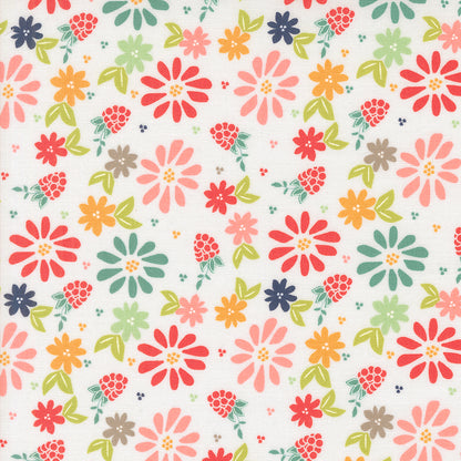 Raspberry Summer | Spring Berries and Florals Cloud