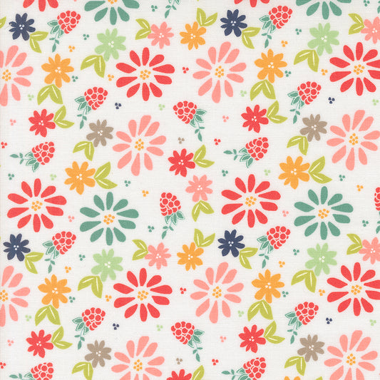 Raspberry Summer | Spring Berries and Florals Cloud