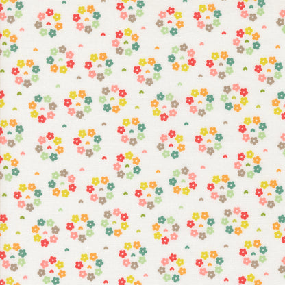 Raspberry Summer | Rosy Small Floral Cloud