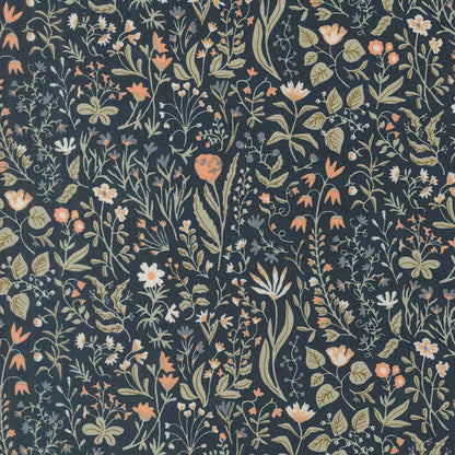 Rainier | Mountain Meadow Small Floral Deep Sea