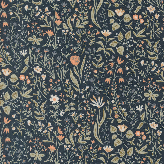 Rainier | Mountain Meadow Small Floral Deep Sea